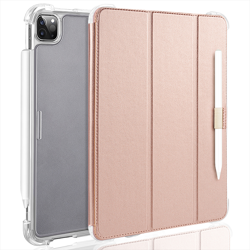 2024 New iPad Air 13 M2  Case with Pencil Holder- Smart Stand Protective Heavy Duty Rugged Armor Cover with Auto Wake/Sleep